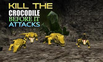 3D сердиться крокодила охотник скриншот 3
