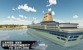 Kreuzfahrtschiff-Simulator Plakat
