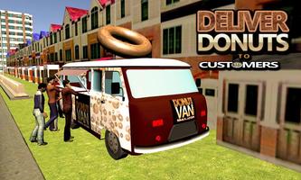 Donut Van Delivery Simulator ภาพหน้าจอ 3