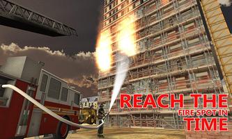 Fire Truck Rescue Simulator Affiche