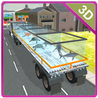 Transporteur vrachtwagen-icoon