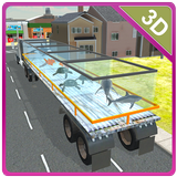 Transporter Truck Sea Animals 아이콘