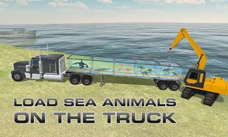 Transporter Truck Sea Animals اسکرین شاٹ 2