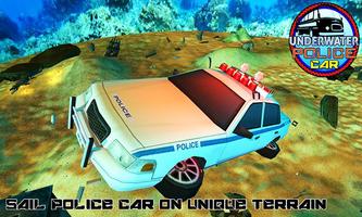 Serviço do carro da polícia Cartaz