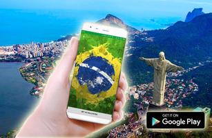 Brazil flag wallpapers HD ポスター