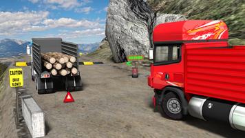 Offroad Truck Driver Cargo Affiche