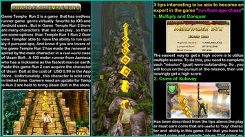 Top Temple Run 2 Guides Cartaz