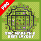 Top Maps Layout TH 11 COC icône