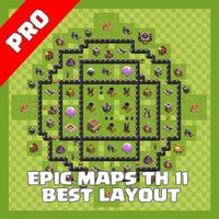 Top Maps Layout TH 11 COC اسکرین شاٹ 2