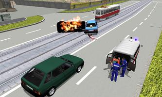 Ambulance Simulator 3D ảnh chụp màn hình 1
