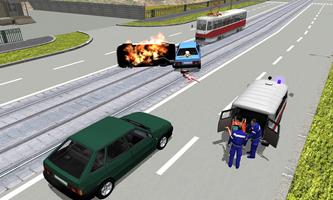 Ambulance Simulator 3D تصوير الشاشة 1