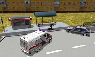 Ambulance Simulator 3D imagem de tela 2