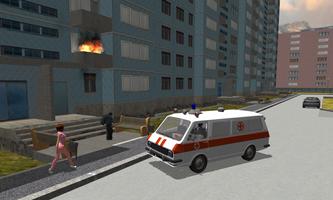 Ambulance Simulator 3D capture d'écran 3
