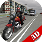Russian Moto Traffic Rider 3D ícone