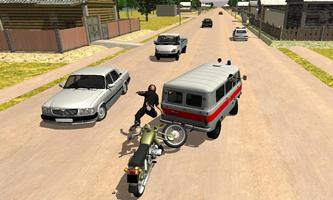 Russian Moto Traffic Rider 3D syot layar 3