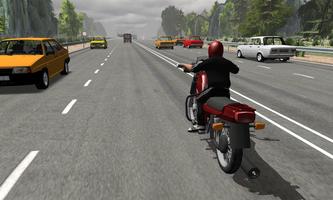 Russian Moto Traffic Rider 3D Affiche