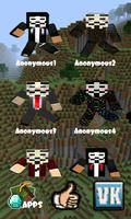 Poster Anonymous Skin for Minecraft