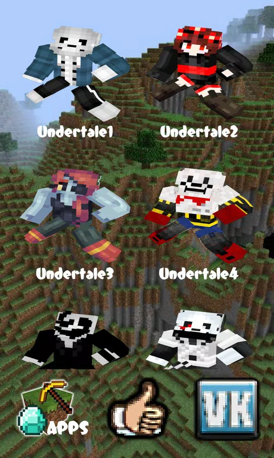 Android İndirme için Undertale Skins for Minecraft APK