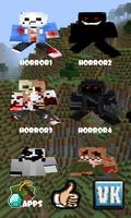 Horror skins for Minecraft Affiche
