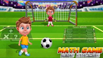 Poster Math Game Kids Soccer