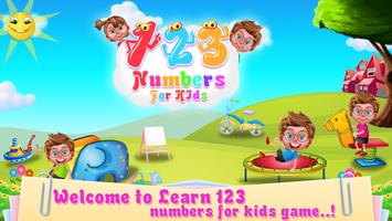 123 Number For Kids Affiche