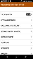 My Name unlock Screen 截图 1