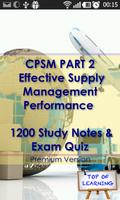 CPSM P2 Supply Management Exam Affiche