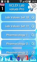 NCLEX Lab Values &Pharmacology captura de pantalla 2