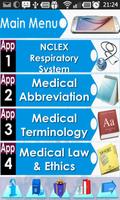 NCLEX Respiratory Syst Nursing Affiche