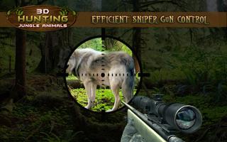 3D Chasse d'animaux de jungle capture d'écran 3