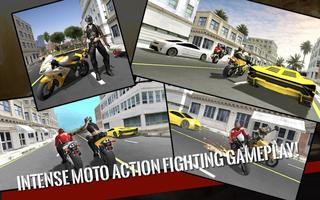 Moto Racer: Road Extreme Fight HD screenshot 3