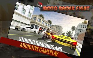 Moto Racer: Road Extreme Fight HD screenshot 1