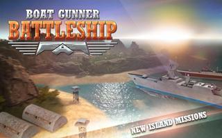 BOAT GUNNER BATTLESHIP Affiche