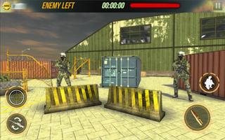 Frontline Combat Sniper Strike: Modern FPS hunter imagem de tela 1