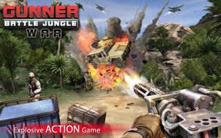 Poster Gunner Battle Jungle War