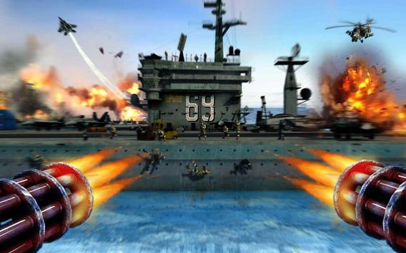 Navy Gunner Shoot War 3D poster