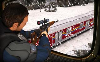 Commando Train Sniper Shooting Affiche
