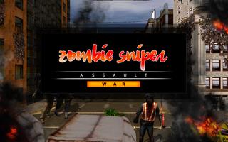 Zombie Sniper Assault War Affiche