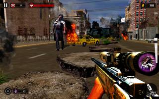Zombie Sniper Assault War اسکرین شاٹ 2