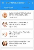 Cara MakeUp Wajah Cantik Alami โปสเตอร์