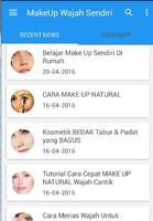 Cara MakeUp Wajah Cantik Alami স্ক্রিনশট 1