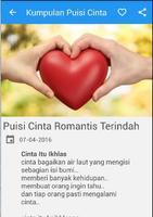 Kumpulan Puisi Cinta Romantis capture d'écran 1