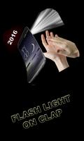flash light on clapping Poster