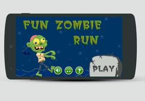 Fun run zombie monster game poster