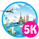 Live Travel Wallpaper 5K icono