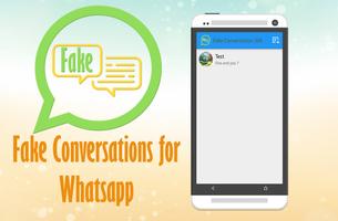 Fake Conversation for Whatsapp الملصق