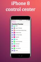 Control Center for iPhone 8 poster