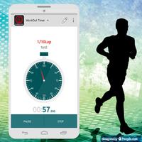 Workout Timer / Chronometer Affiche