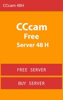 CCcam for 48 hours Renewed Cartaz