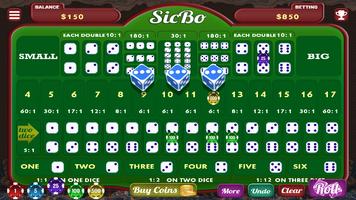 Casino Dice Game: SicBo Affiche